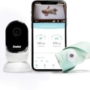 OWLET Baby Monitor Duo Smart Sock 3 & Cam 2 Bundle - Mint