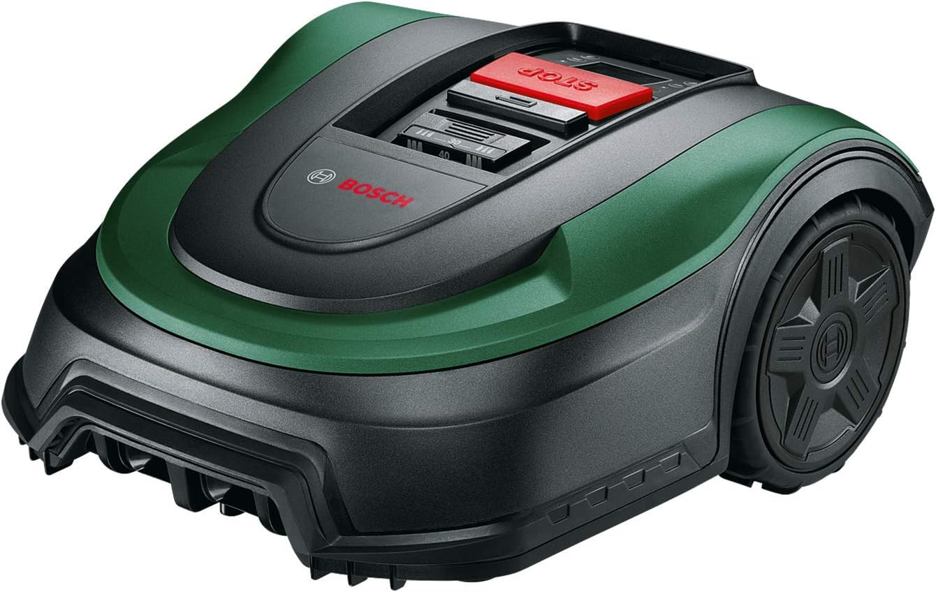 BOSCH Indego S+ 500 Cordless Robot Lawn Mower - Black & Green