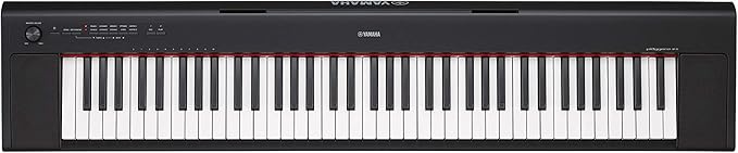 YAMAHA NP-32 Piaggero Keyboard Bundle - Black