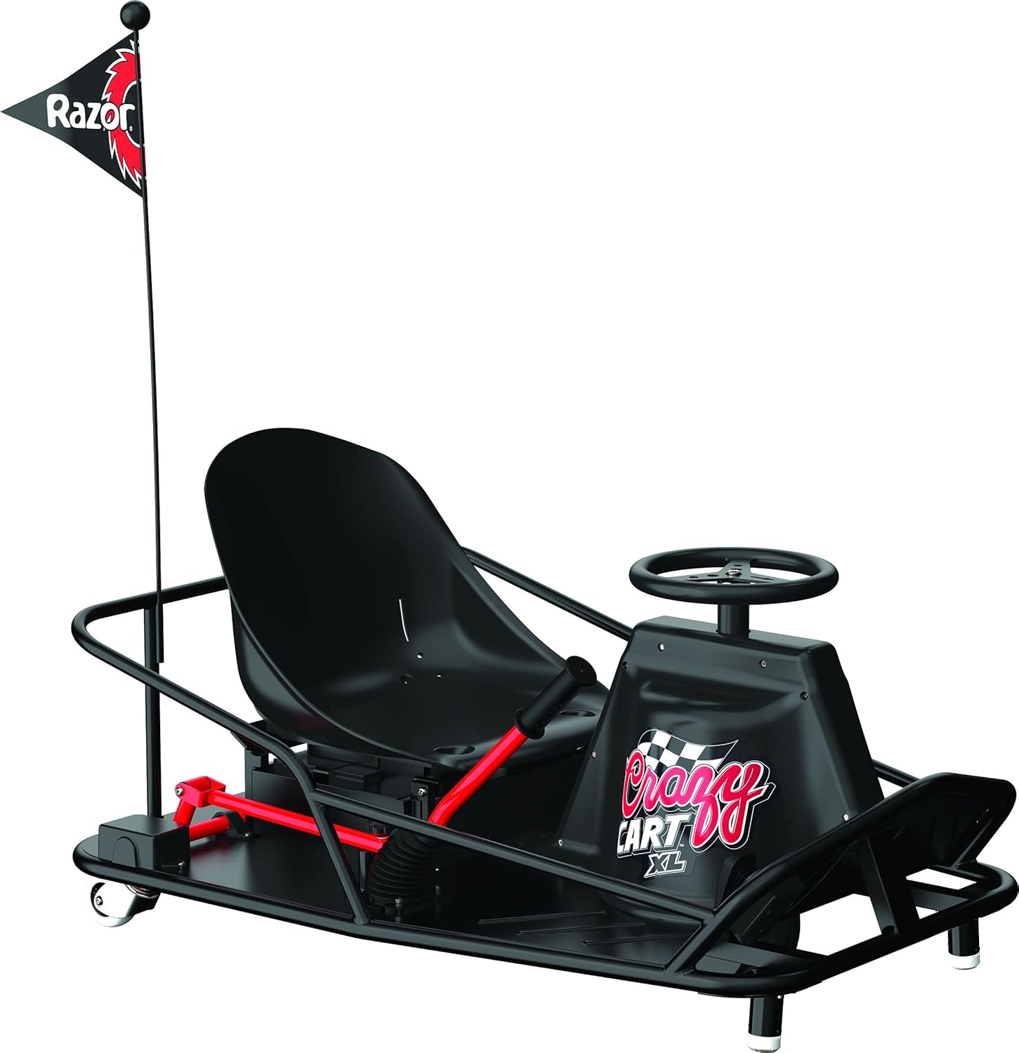 RAZOR Crazy Cart XL Electric Ride-On Vehicle - Black