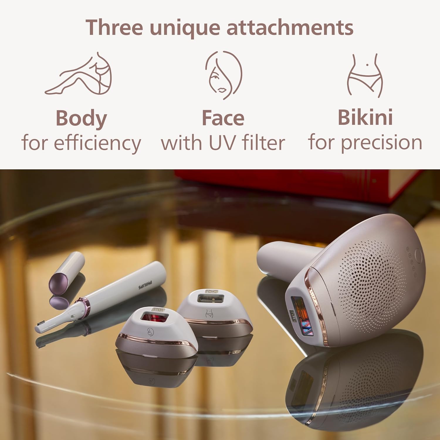 PHILIPS Lumea IPL 7000 Series BRI923 00 IPL Hair Removal System with Pen Trimmer - White