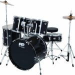 PP DRUMS PP250BLK 5 Piece Drum Kit - Black