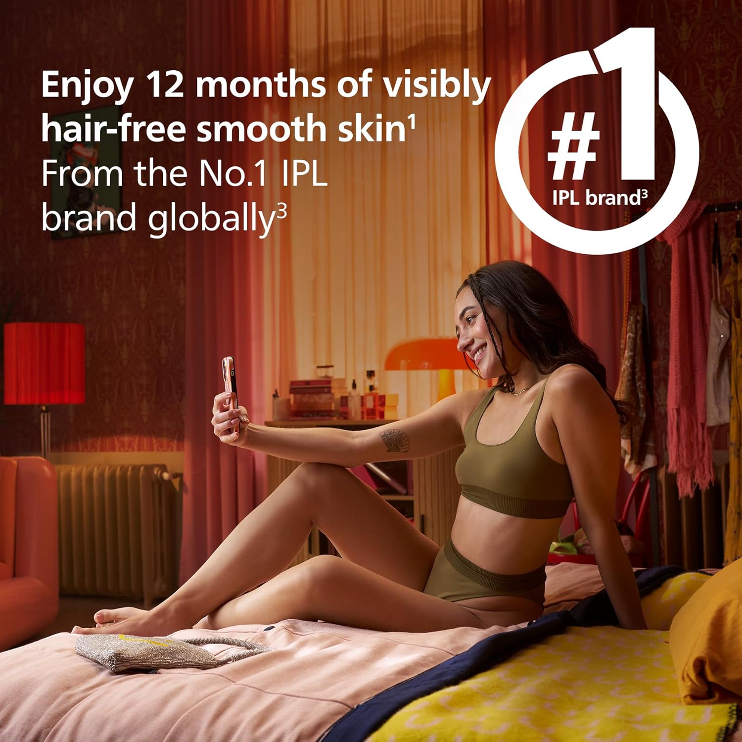 PHILIPS Lumea IPL 7000 Series BRI923 00 IPL Hair Removal System with Pen Trimmer - White