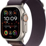 APPLE Watch Ultra 2 Cellular - 49 mm Titanium Case with Grey & Green Trail Loop  M L