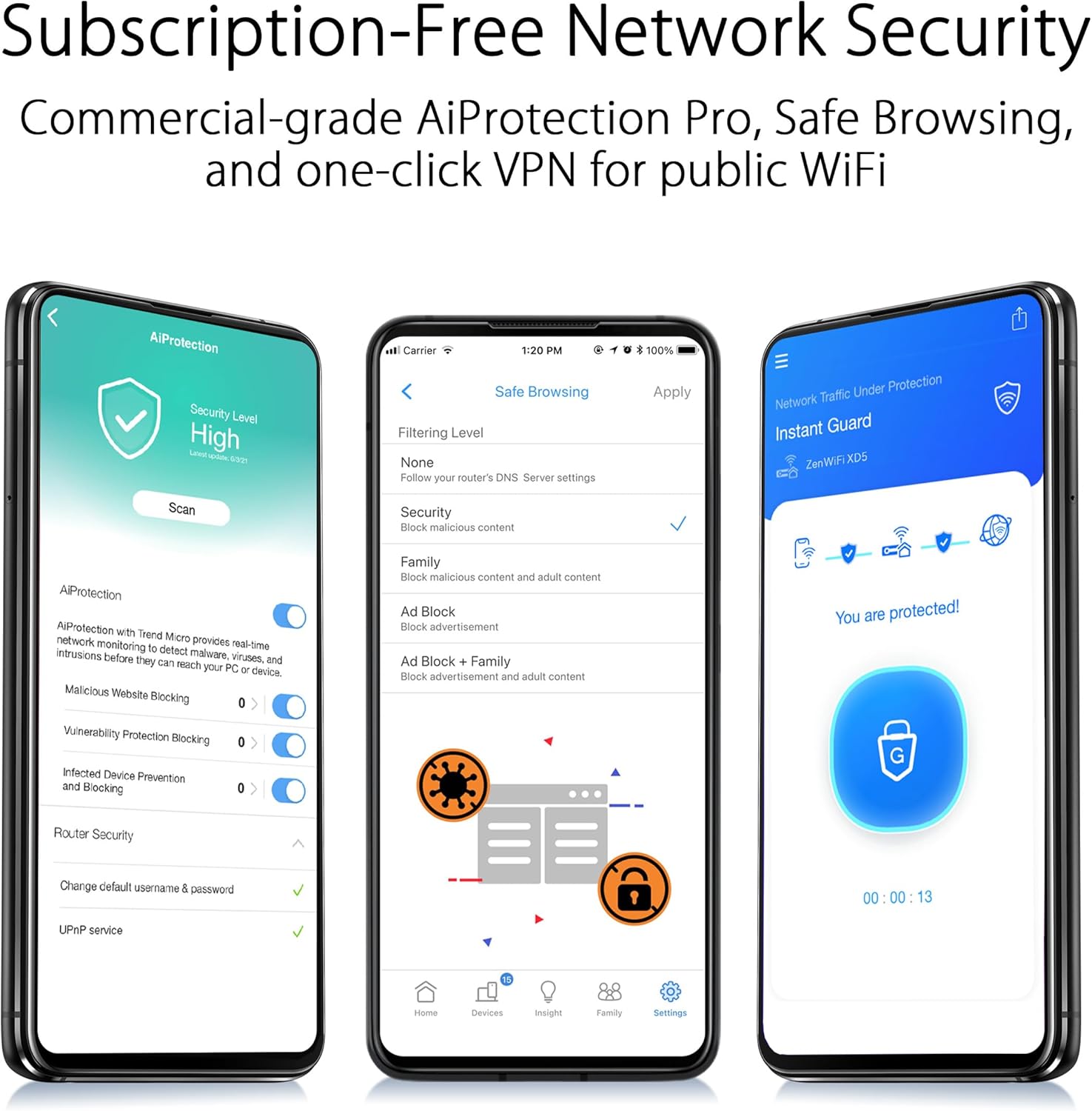 ASUS ZenWiFi XD5 Whole Home WiFi System - Triple Pack