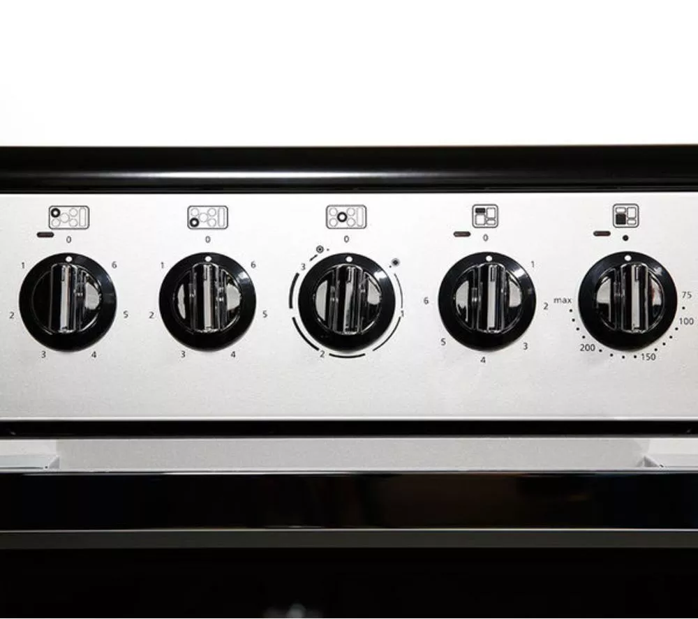 FLAVEL MLN10CRS Electric Ceramic Range Cooker - Silver & Chrome - Image 5