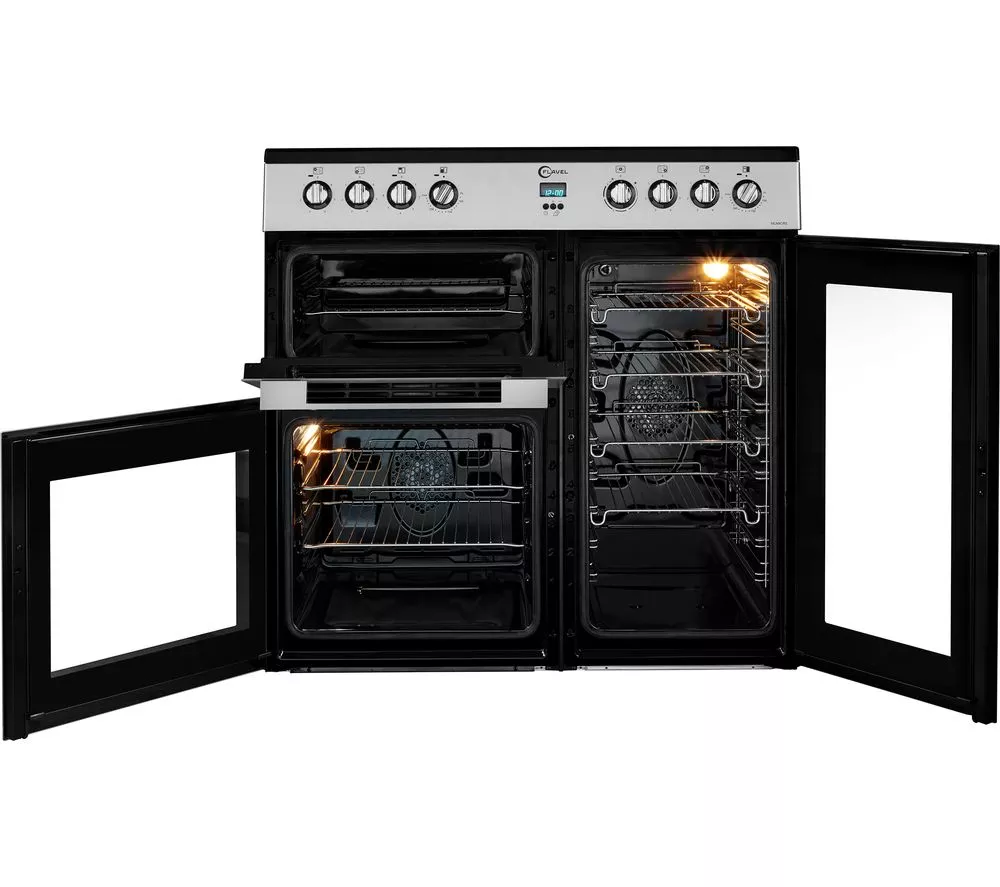 FLAVEL MLN9CRS 90 cm Electric Range Cooker - Silver - Image 6