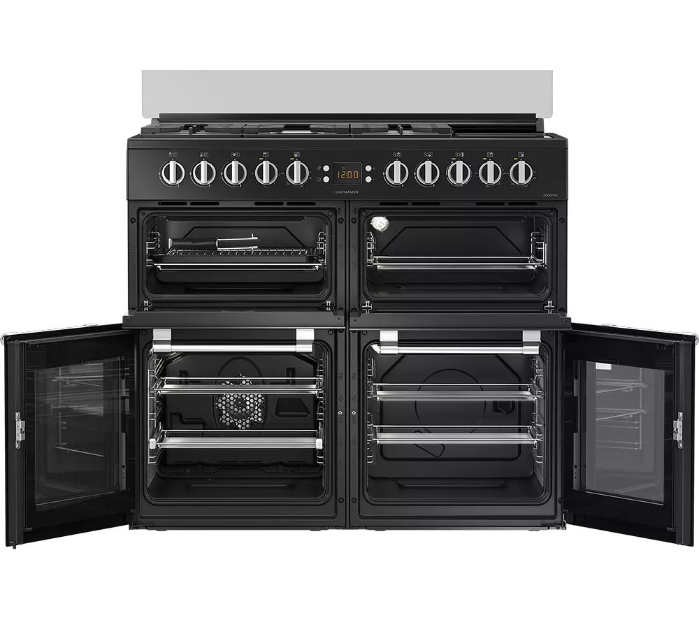 LEISURE Chefmaster CC100F521C 100 cm Dual Fuel Range Cooker - Cream & Black