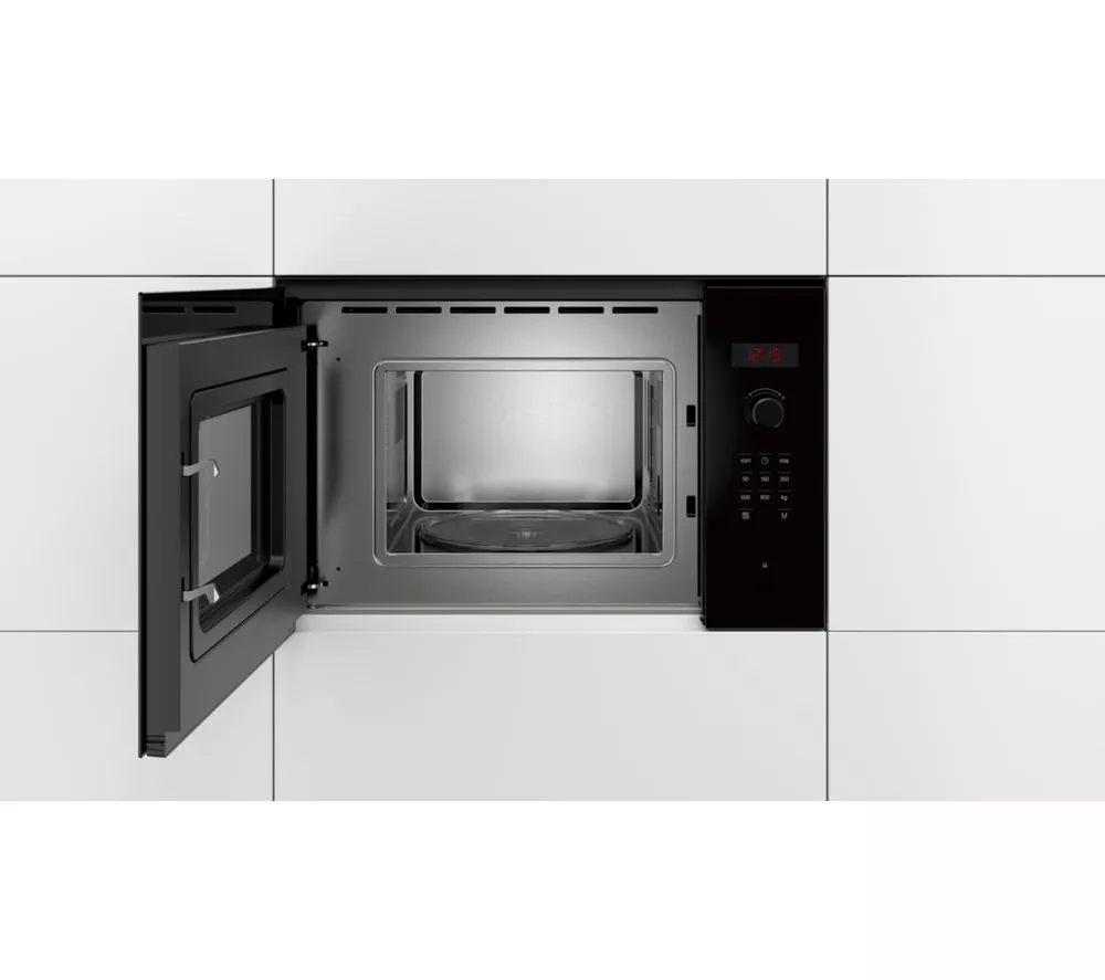 BOSCH Series 4 BFL523MB0B Built-in Solo Microwave - Black - Image 6