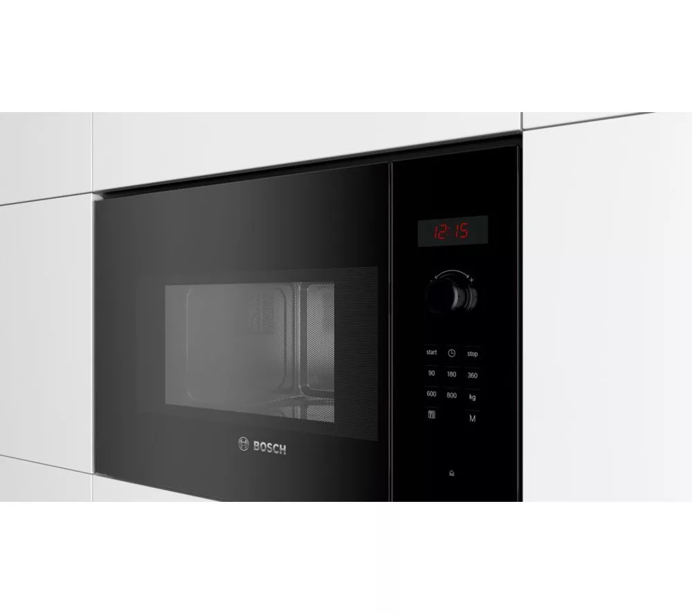 BOSCH Series 4 BFL523MB0B Built-in Solo Microwave - Black - Image 8