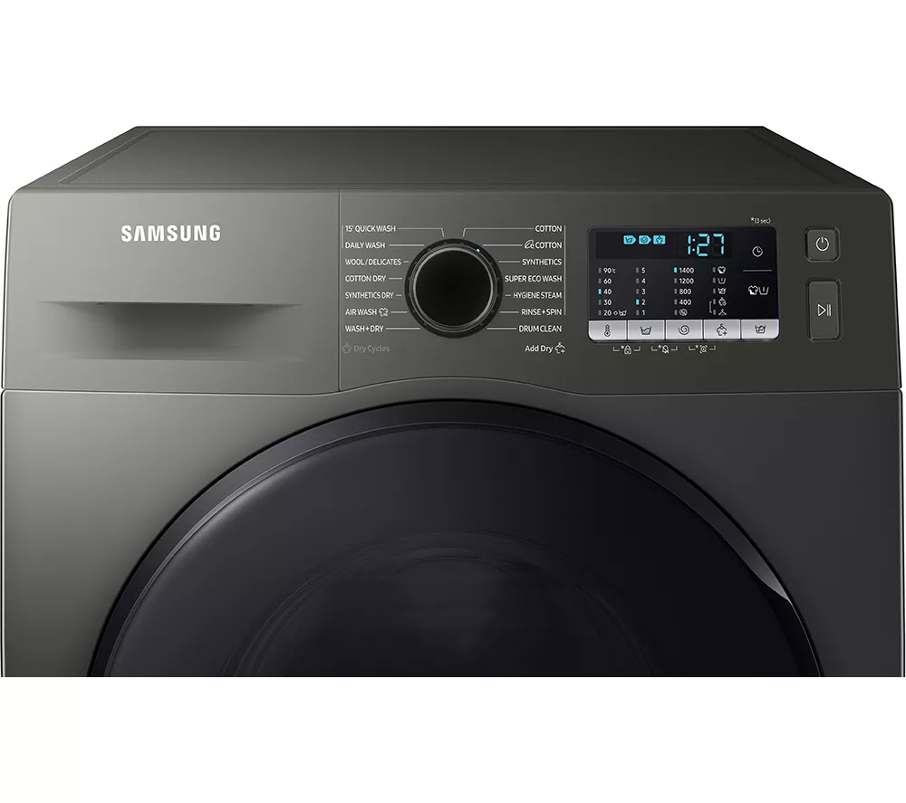 SAMSUNG Series 5 ecobubble WD80TA046BX EU 8 kg Washer Dryer - Graphite