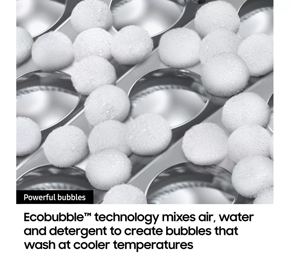 SAMSUNG Series 5 ecobubble WD80TA046BX EU 8 kg Washer Dryer - Graphite