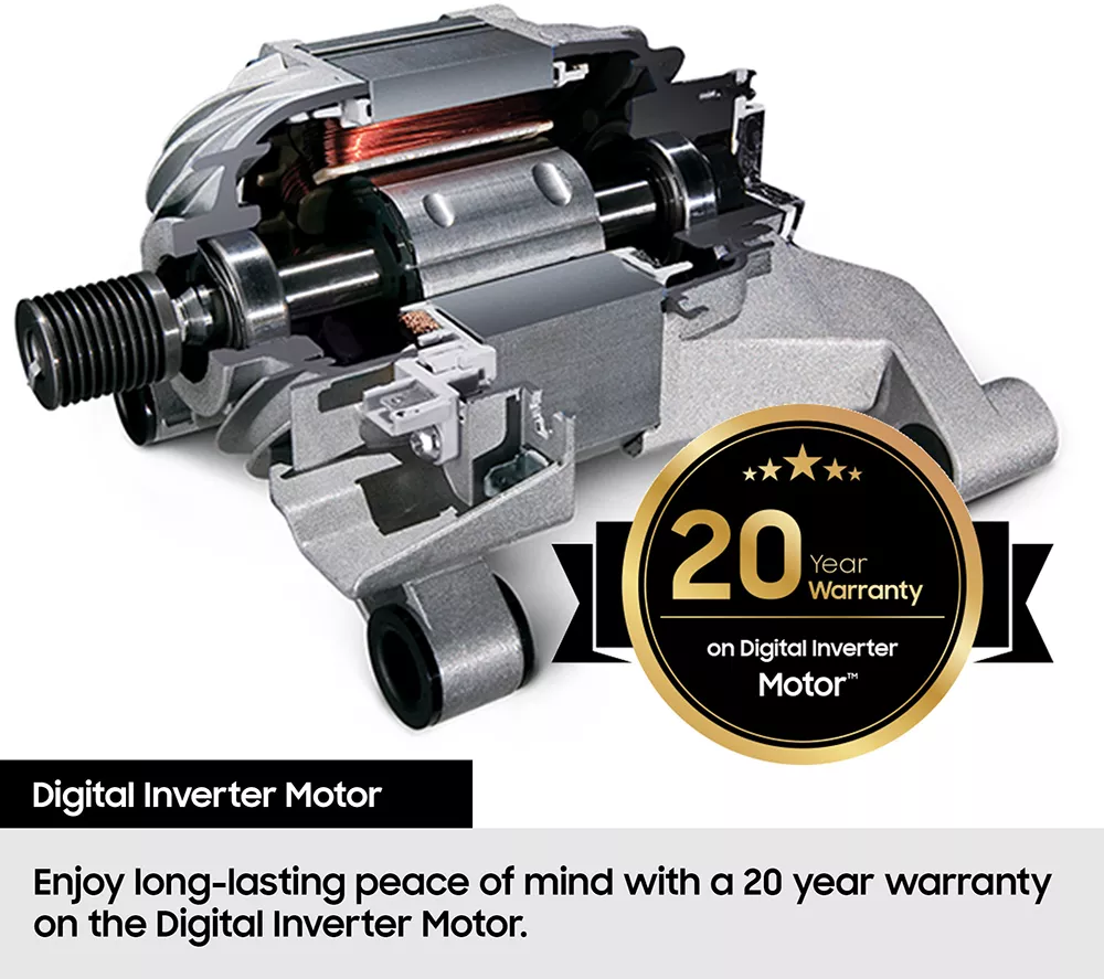 SAMSUNG Series 5 ecobubble WD80TA046BX EU 8 kg Washer Dryer - Graphite