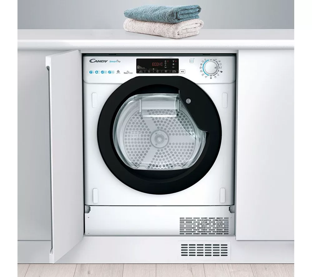 CANDY BCTD H7A1TBE-80 WiFi-enabled Integrated 7 kg Heat Pump Tumble Dryer