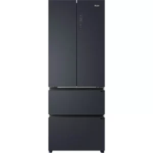 HAIER HFR5719ENPB Fridge Freezer - Slate Black