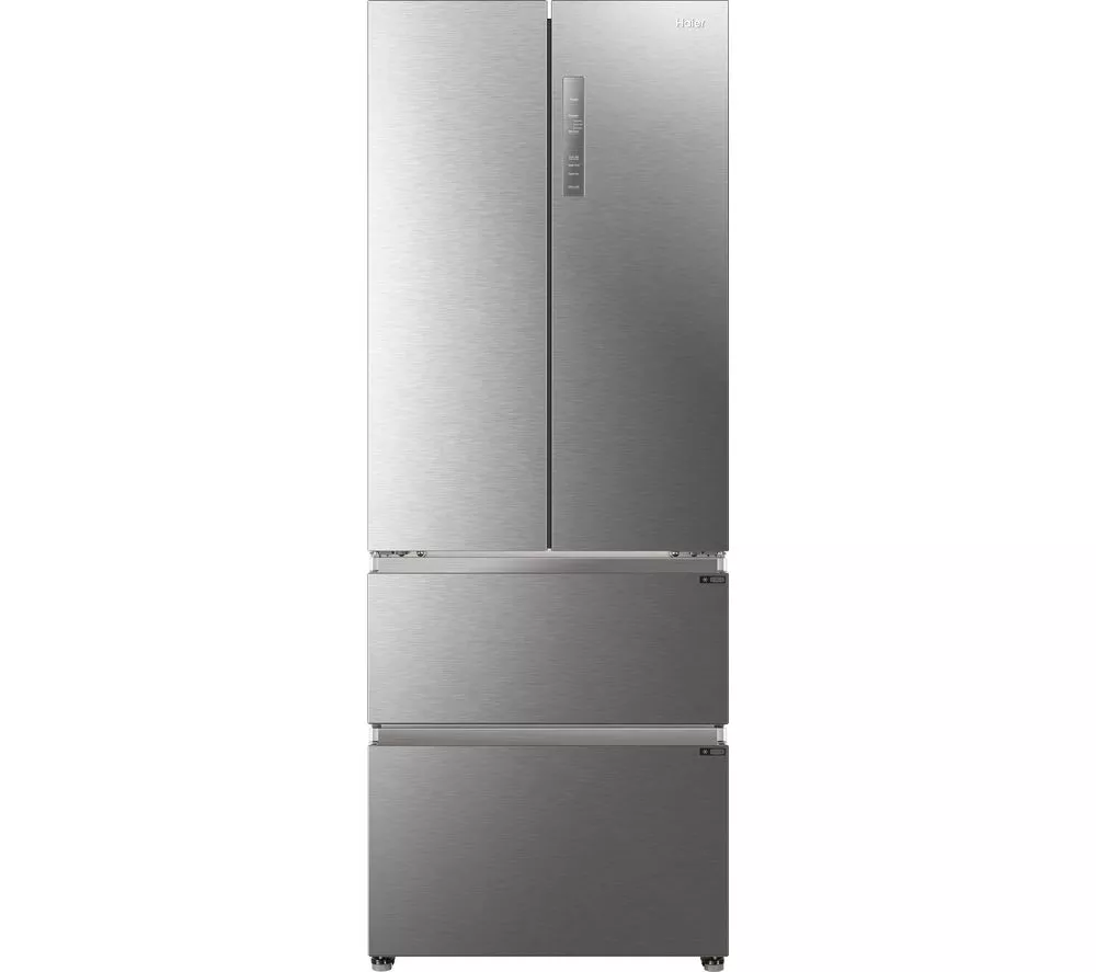 HAIER HFR5719ENMP Fridge Freezer - Platinum Inox