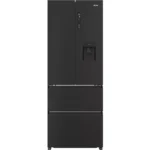HAIER HFR5719EWPB Fridge Freezer - Slate Black