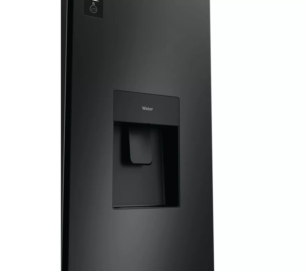 HAIER HFR5719EWPB Fridge Freezer - Slate Black