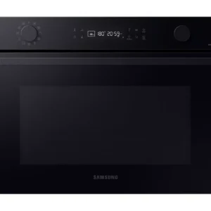 SAMSUNG Bespoke Series 4 NQ5B4553FBK U4 Built-in Compact Combination Microwave - Black Glass