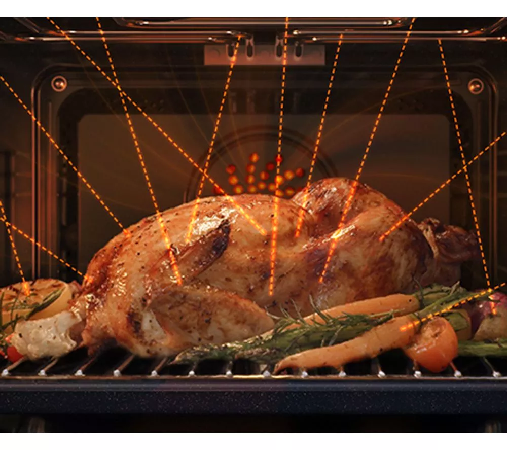 SAMSUNG Bespoke Series 4 NQ5B4553FBK U4 Built-in Compact Combination Microwave - Black Glass - Image 6