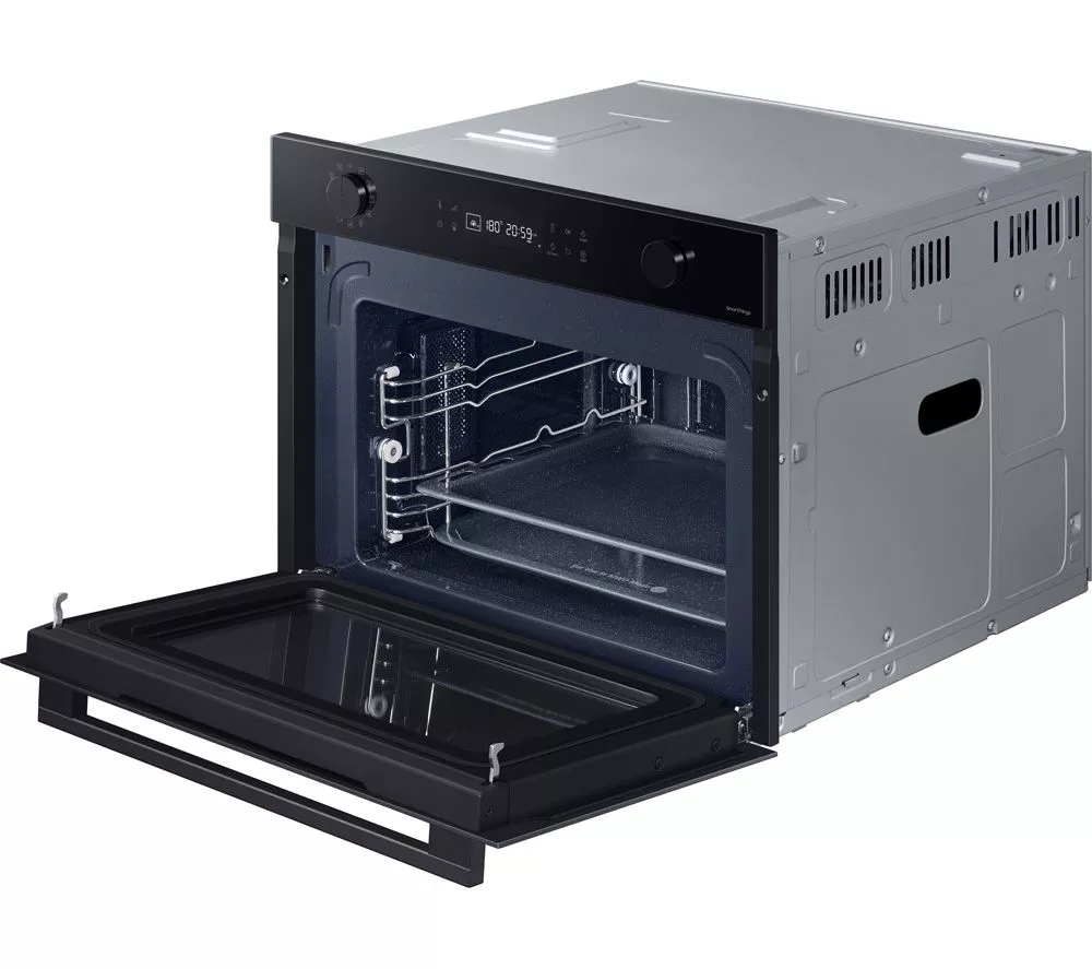 SAMSUNG Bespoke Series 4 NQ5B4553FBK U4 Built-in Compact Combination Microwave - Black Glass - Image 9