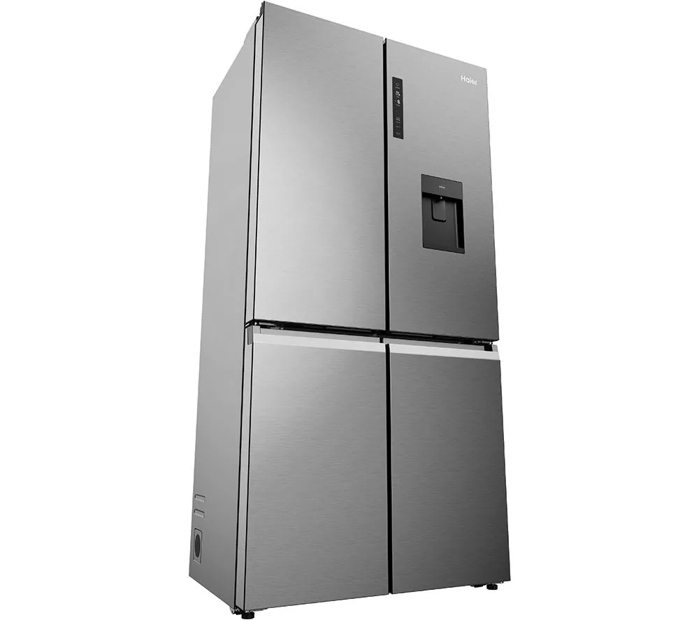 HAIER HCR5919EHMP Fridge Freezer - Platinum Inox