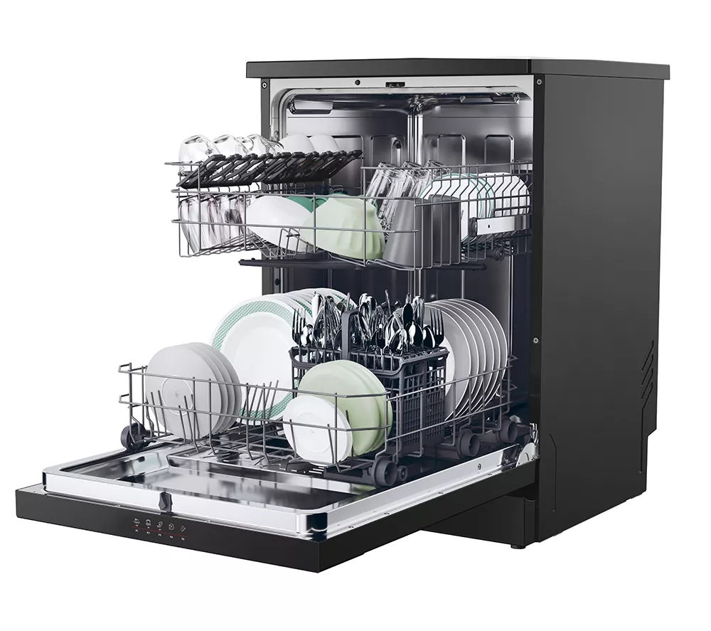 HOOVER H-Dish 300 HF 3C7L0B Full-size WiFi-enabled Dishwasher - Black