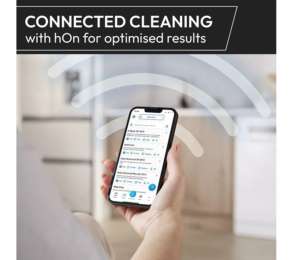 HOOVER H-Dish 300 HF 3C7L0B Full-size WiFi-enabled Dishwasher - Black