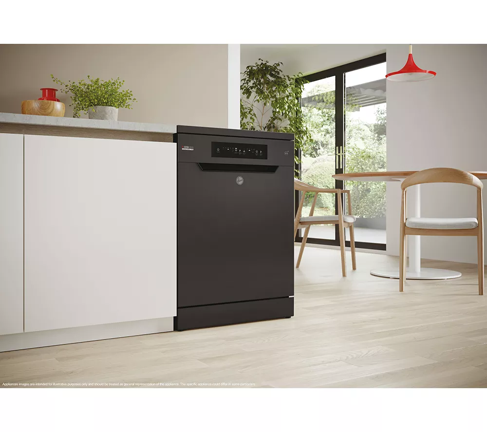 HOOVER H-Dish 300 HF 3C7L0B Full-size WiFi-enabled Dishwasher - Black