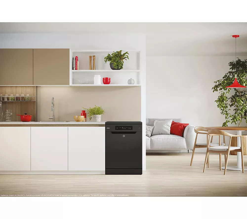 HOOVER H-Dish 300 HF 3C7L0B Full-size WiFi-enabled Dishwasher - Black