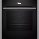 NEFF N70 Slide&Hide B54CR71N0B Electric Pyrolytic Smart Oven - Stainless Steel