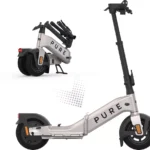 PURE ELECTRIC Pure Advance Electric Folding Scooter - Light Grey