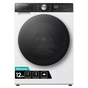 HISENSE 5S Series Auto Dosing WF5S1245BW WiFi-enabled 12 kg 1400 Spin Washing Machine - White