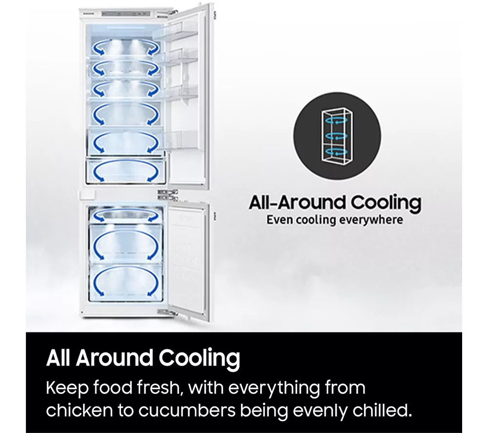 SAMSUNG Series 5 SpaceMax RB33B610ESA EU 70 30 Fridge Freezer - Silver