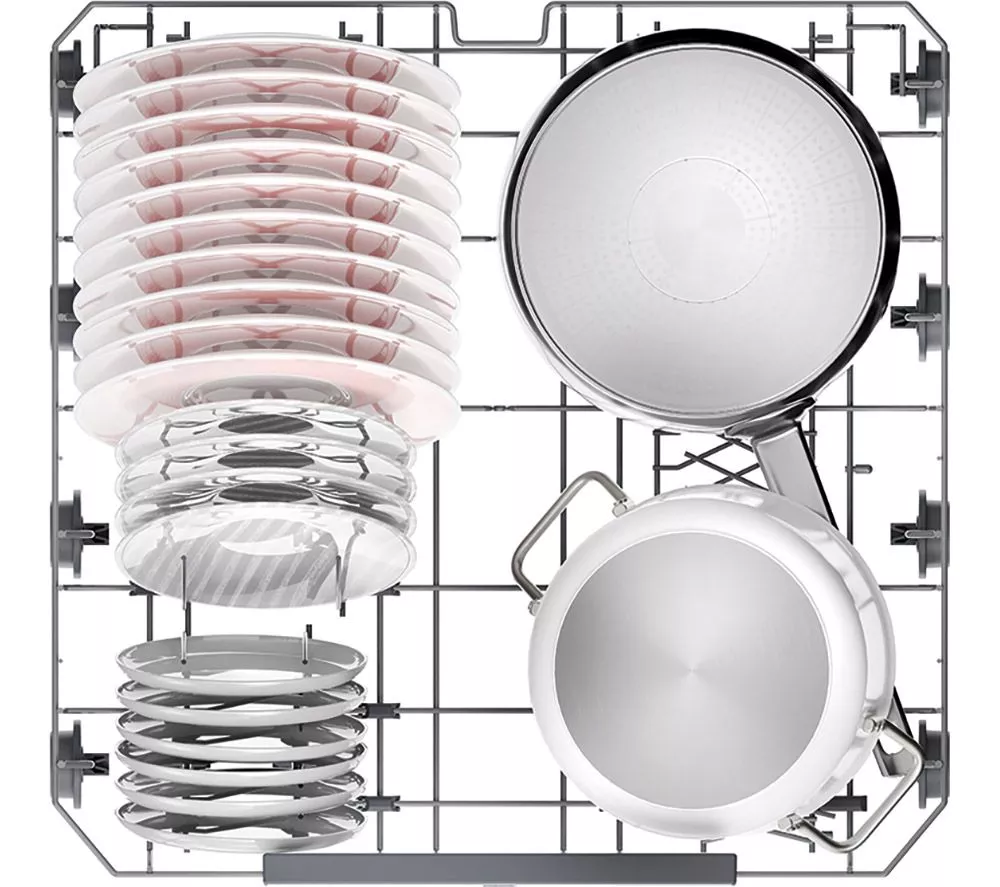 HOOVER H-Dish 700 H6F6B4S1PXUK-80 Full-size WiFi-enabled Dishwasher - Grey - Image 19