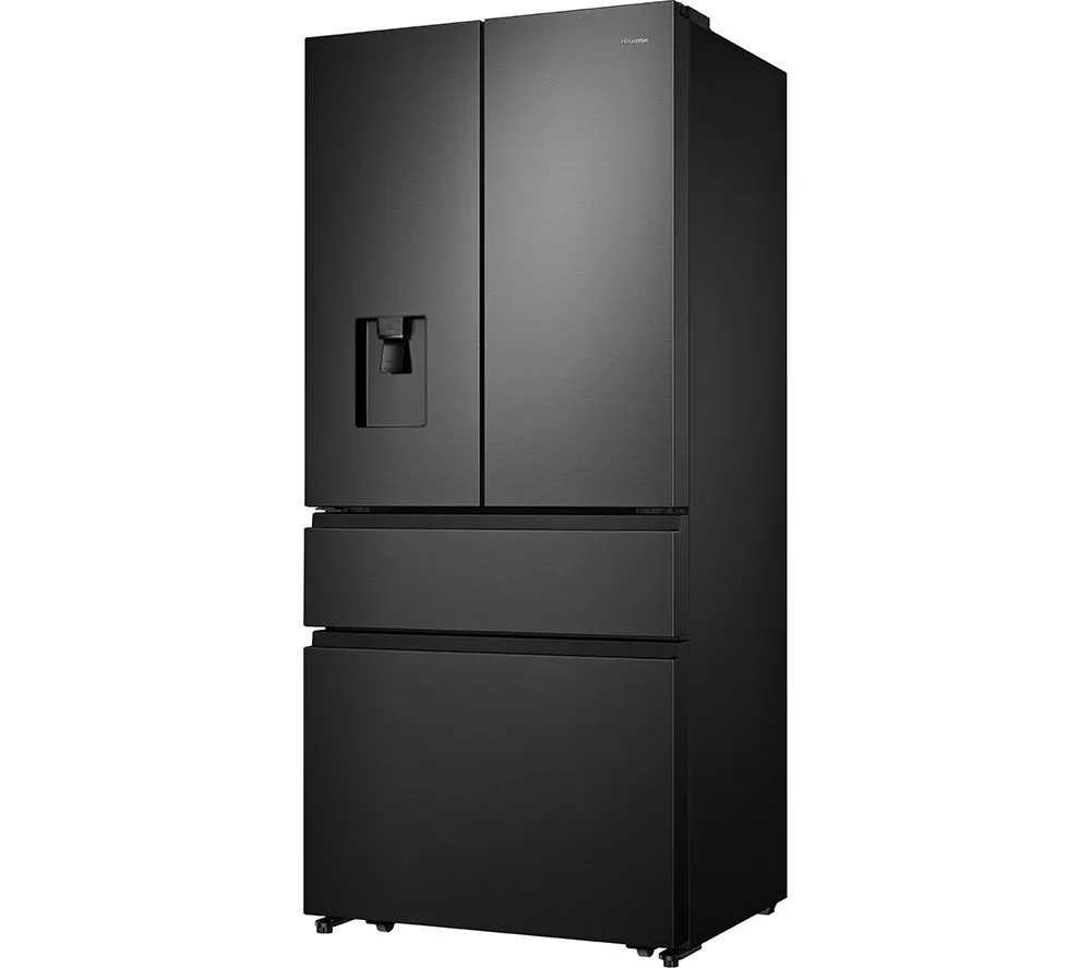 HISENSE PureFlat RF540N4WFE Fridge Freezer - Black Stainless Steel