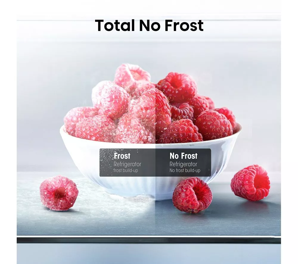 HISENSE PureFlat RF540N4WFE Fridge Freezer - Black Stainless Steel