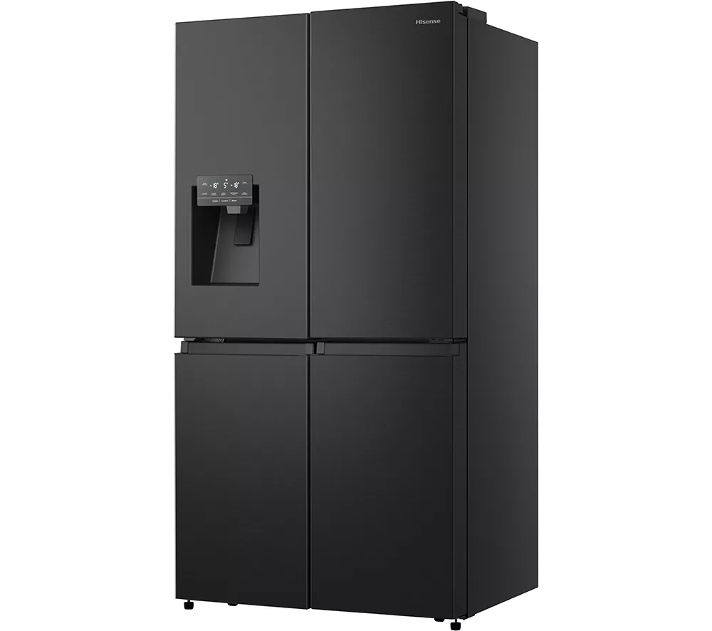 HISENSE RQ760N4SBFE American-Style Smart Fridge Freezer - Black