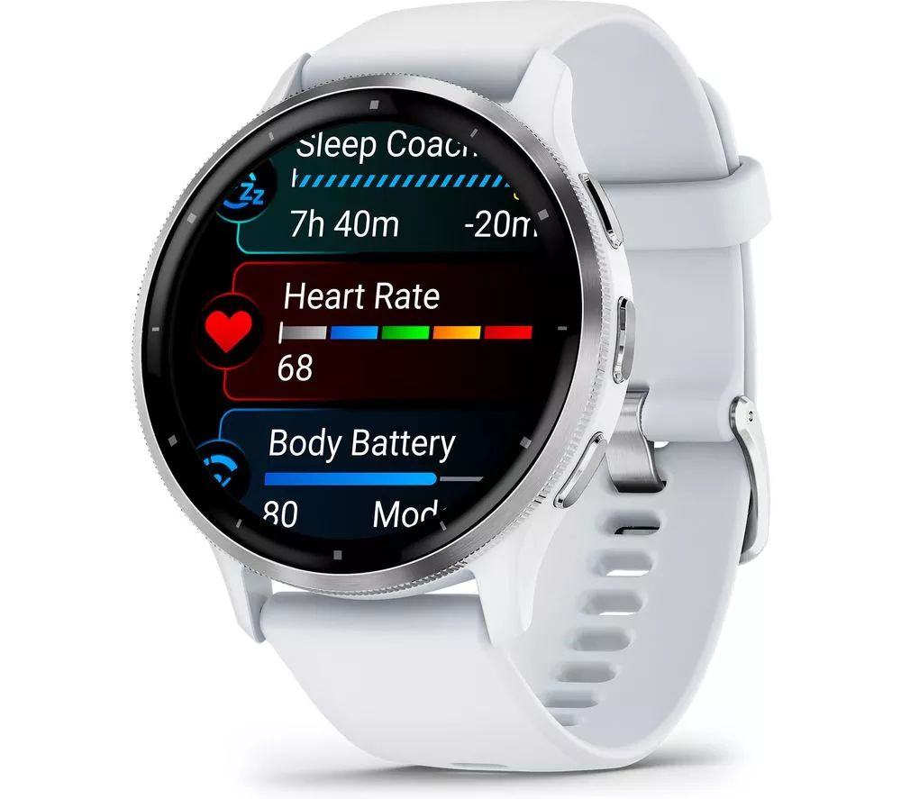 GARMIN Venu 3 - Silver & Whitestone