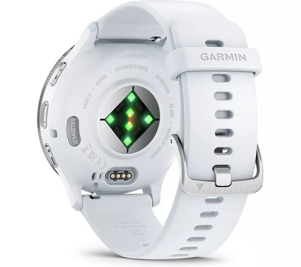 GARMIN Venu 3 - Silver & Whitestone