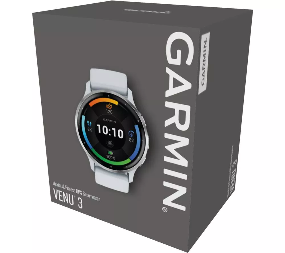 GARMIN Venu 3 - Silver & Whitestone