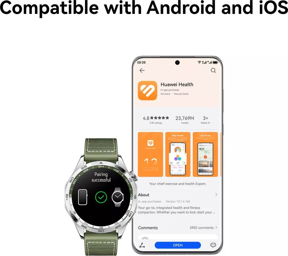 HUAWEI Watch GT 4 - Stainless Steel 46 mm - Image 6