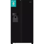 HISENSE PureFlat RS694N4TBE American-Style Fridge Freezer - Black