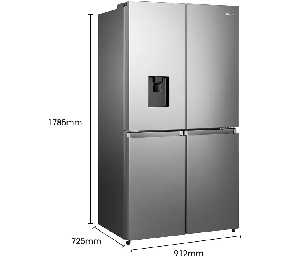 HISENSE PureFlat RQ758N4SWSE Smart Fridge Freezer - Stainless Steel - Image 11
