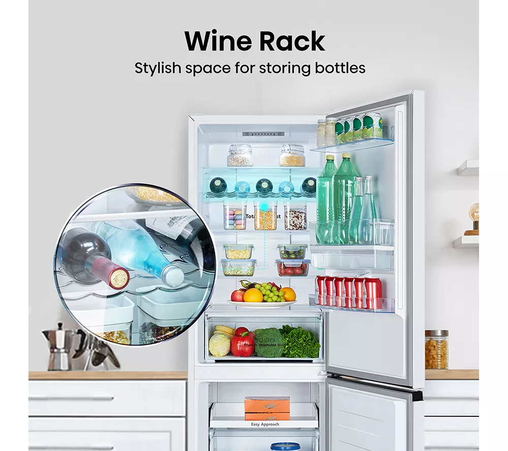 HISENSE RB390N4WWE 60 40 Fridge Freezer - White