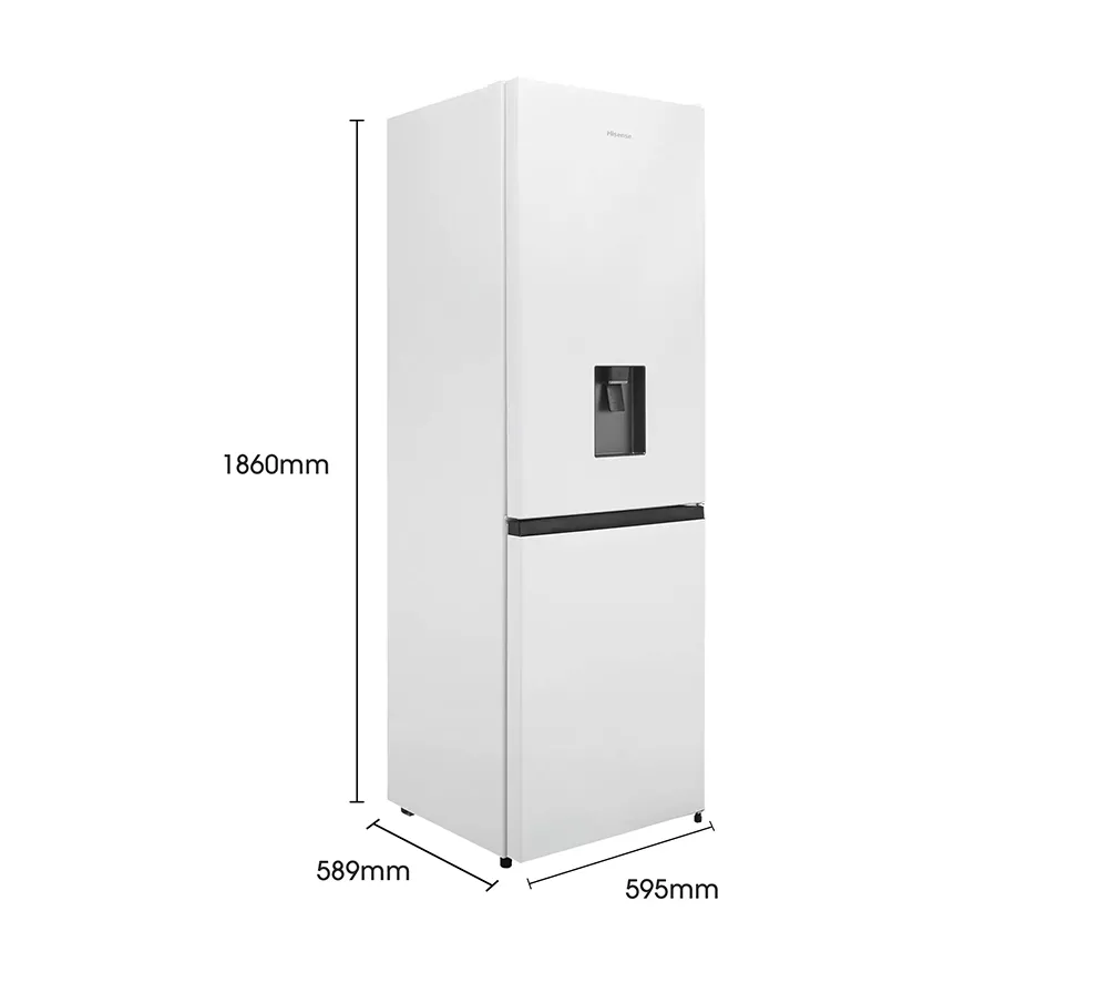HISENSE RB390N4WWE 60 40 Fridge Freezer - White
