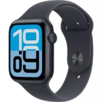 APPLE Watch SE (2023) - 44 mm Starlight Aluminium Case with Midnight Sport Band  M L