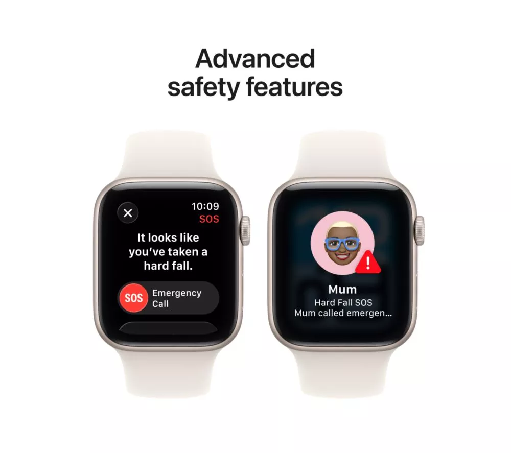 APPLE Watch SE (2023) - 44 mm Starlight Aluminium Case with Starlight Sport Band M L