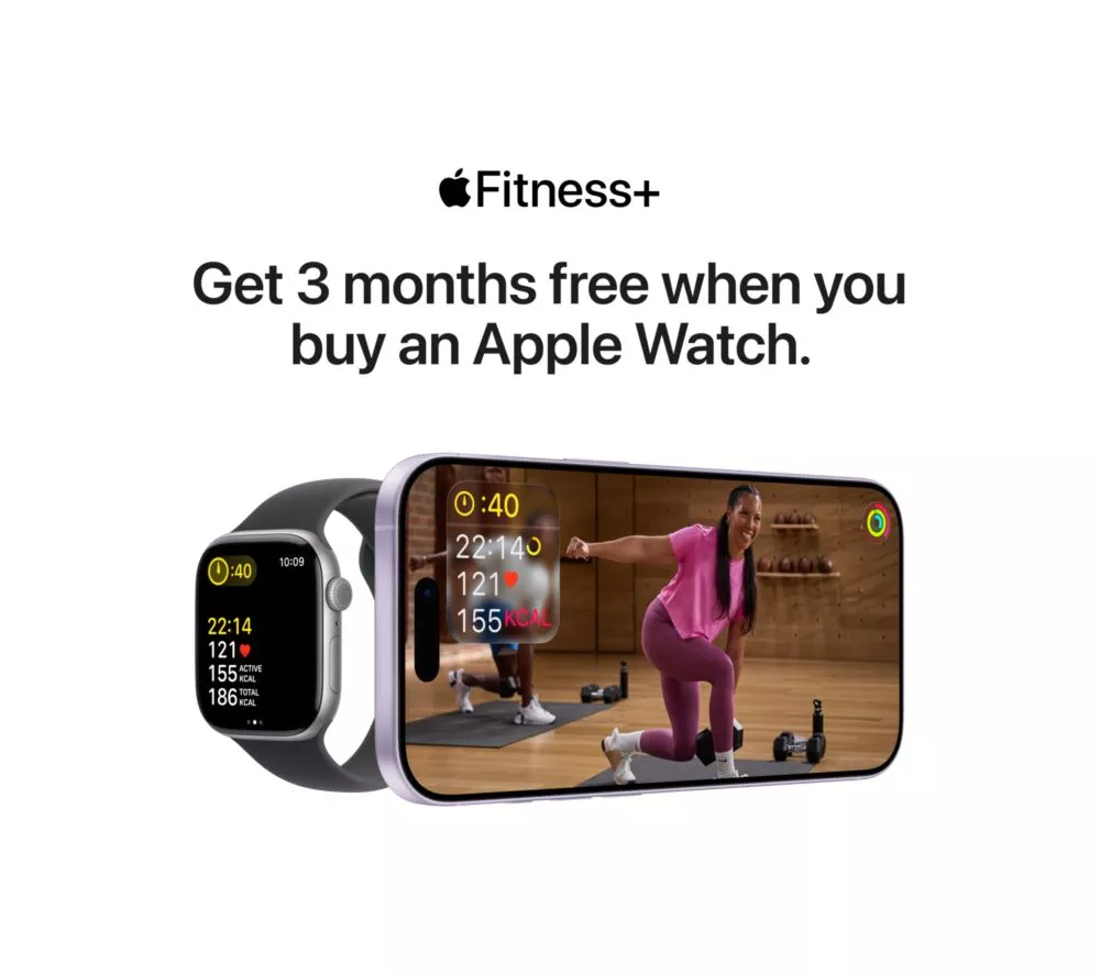 APPLE Watch SE (2023) - 44 mm Starlight Aluminium Case with Starlight Sport Band M L