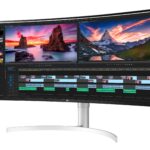 LG 38WN95C-W Quad HD 38" Curved IPS Monitor - White